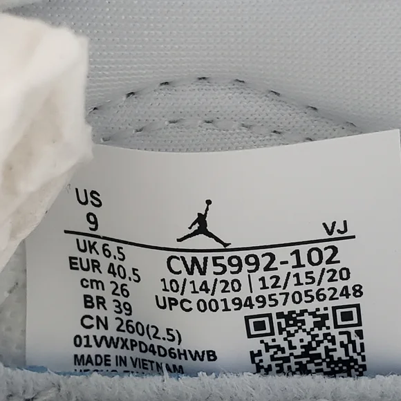 Women's Jordan MA2 White Size US 9 CW5992-102 - Picture 8 of 8